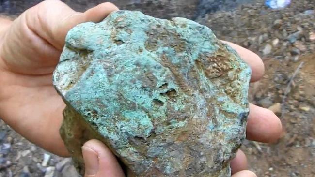 A still from a video about the exploration for copper near the historic Cangai mine site. Picture: Costillo Copper