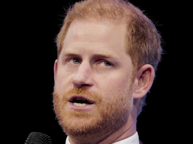 NEW YORK, NEW YORK - SEPTEMBER 24: Prince Harry, Duke of Sussex speaks onstage during Day 2 of the Clinton Global Initiative 2024 Annual Meeting at New York Hilton Midtown on September 24, 2024 in New York City. (Photo by Craig Barritt/Getty Images for Clinton Global Initiative)