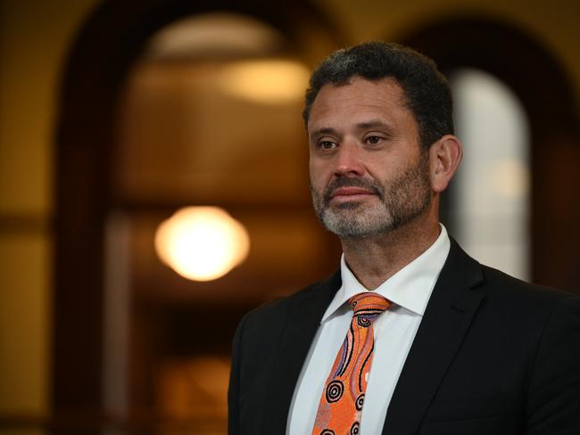 SA Indigenous Affairs Minister Kyam Maher. Picture: NCA NewsWire/Naomi Jellicoe