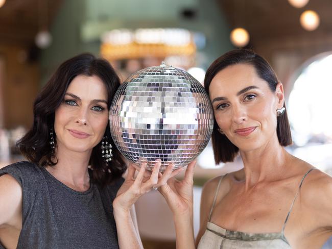 Lise Carlaw and Sarah Wills, who are best friends and have launched the Disco Club where women can go to dance with their friends for the night. Photo: David Kelly