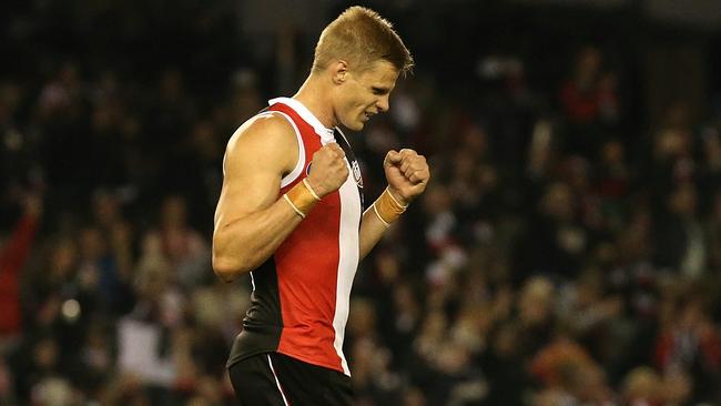 Nick Riewoldt will hang up the boots at the end of the season. Picture: Wayne Ludbey