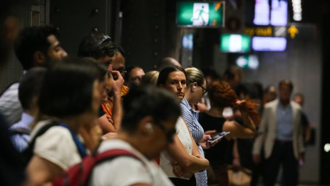 SYDNEY, AUSTRALIA : Newswire Photos - JANUARY 15 2025; A general view of Town Hall  Station as Industrial action resumes on Sydney's train network today.  Picture: Newswire/ Gaye Gerard