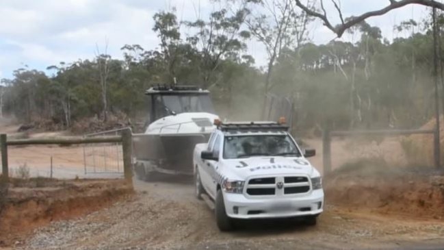 Five people have been arrested and an alleged $1.8m worth of stolen goods and drugs recovered as the result of a Victoria Police investigation into the alleged theft of two boats from Williamstown.