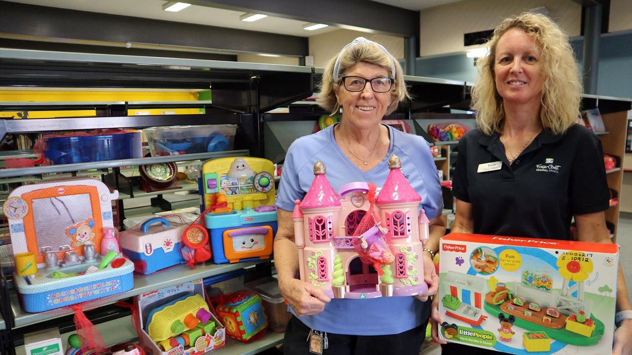 Fraser Coast Regional Council's Toy Library has received top marks in a recent Education Department survey, with 100 per cent of respondents either satisfied or very satisfied with the Toy Library and special needs resources.