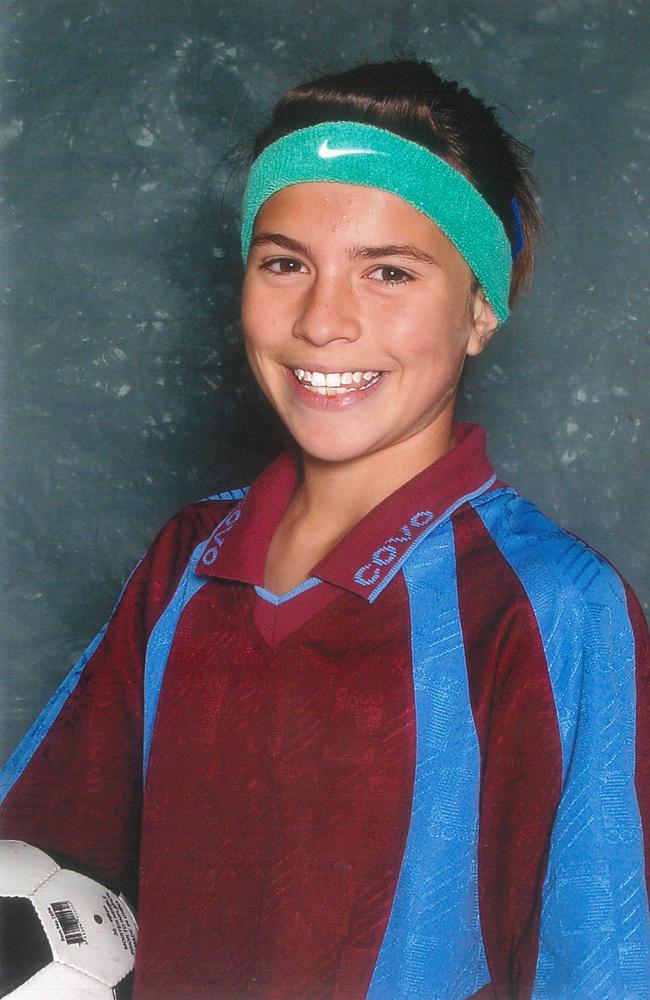 A young Steph before she went on to become a player for Melbourne Victory and then signing with Arsenal WFC in 2020.