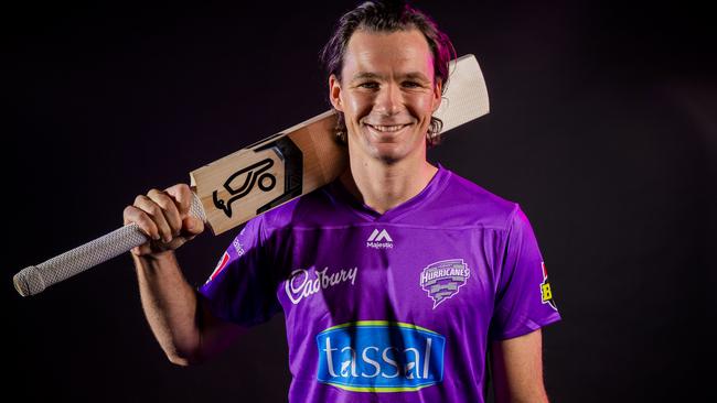 Peter Handscomb is ready to make his first appearance for the Hobart Hurricanes on Thursday. Picture: RICHARD JUPE