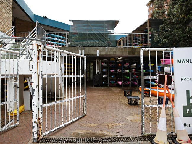 The limited storage space at Manly Life saving Club. Picture: Adam Yip.