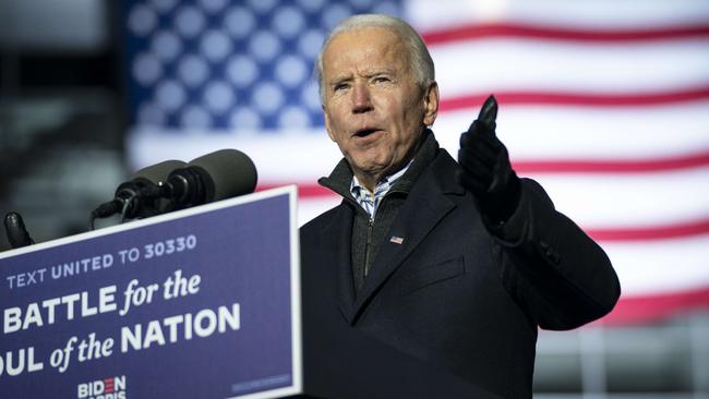 Democratic presidential nominee Joe Biden