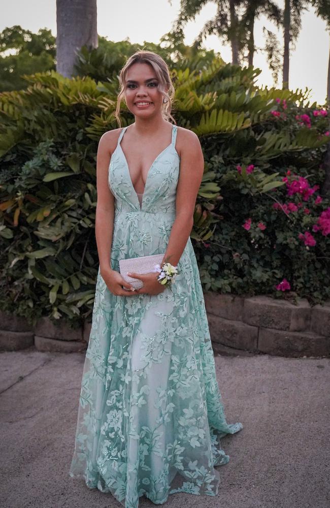 Aaliyha Sebastian at the Mackay North State High School formal at Windmill Function Centre, November 19, 2021. Picture: Heidi Petith