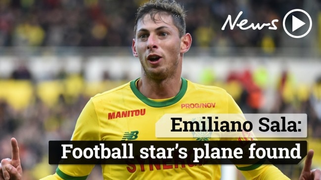 Football star's plane found