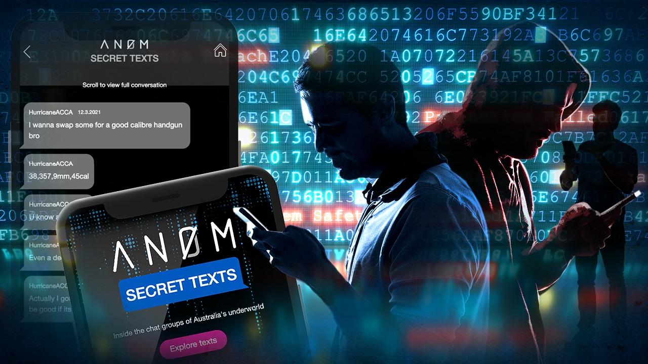 South Australian courts have released hundreds of messages that were exchanged on the AN0M app.