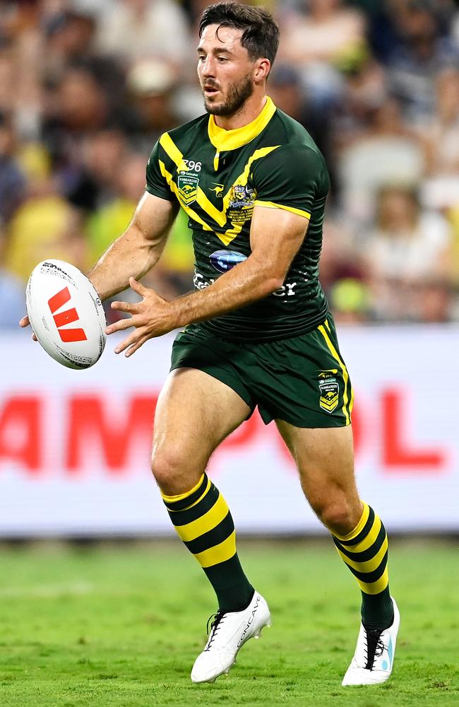 Kangaroos coach Mal Meninga has kept the faith in Ben Hunt. Picture: Getty Images