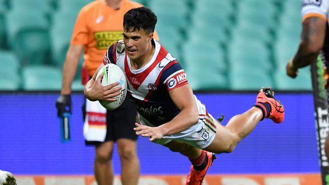 Joseph Suaalii could become one of the richest athletes in Australia. Picture: NRL