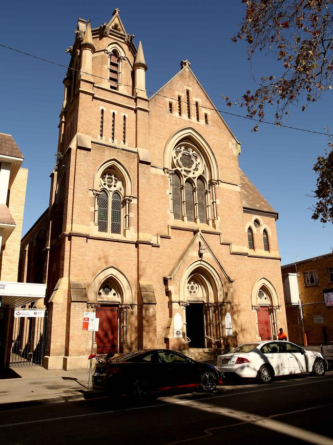 The Leigh Memorial Church on Macquarie St.