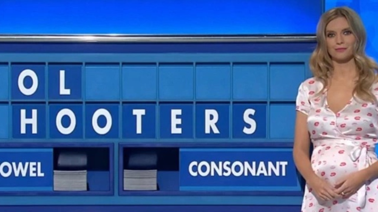 UK TV host left red-faced after contestant spells out rude word. Picture: Channel 4