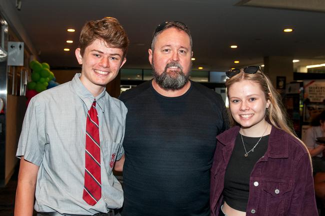 Bryce Evans, Brad Evans and Tamlyn Evans at Mackay Eisteddfod 2022Picture: Michaela Harlow