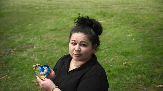 PURPOSE: Halina Parker is fighting for changes to State Government laws after the Toowoomba Hospital threw her baby in the bin. Photo Bev Lacey