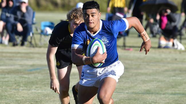 St Edmunds player Tafito Falaniko. Picture: John Gass