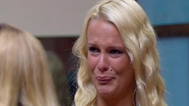 Ed's eviction left Jade in tears. 