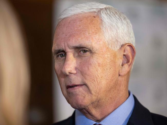 Former US Vice President Mike Pence is set to contest the Republican candidacy. Picture: AFP/Getty