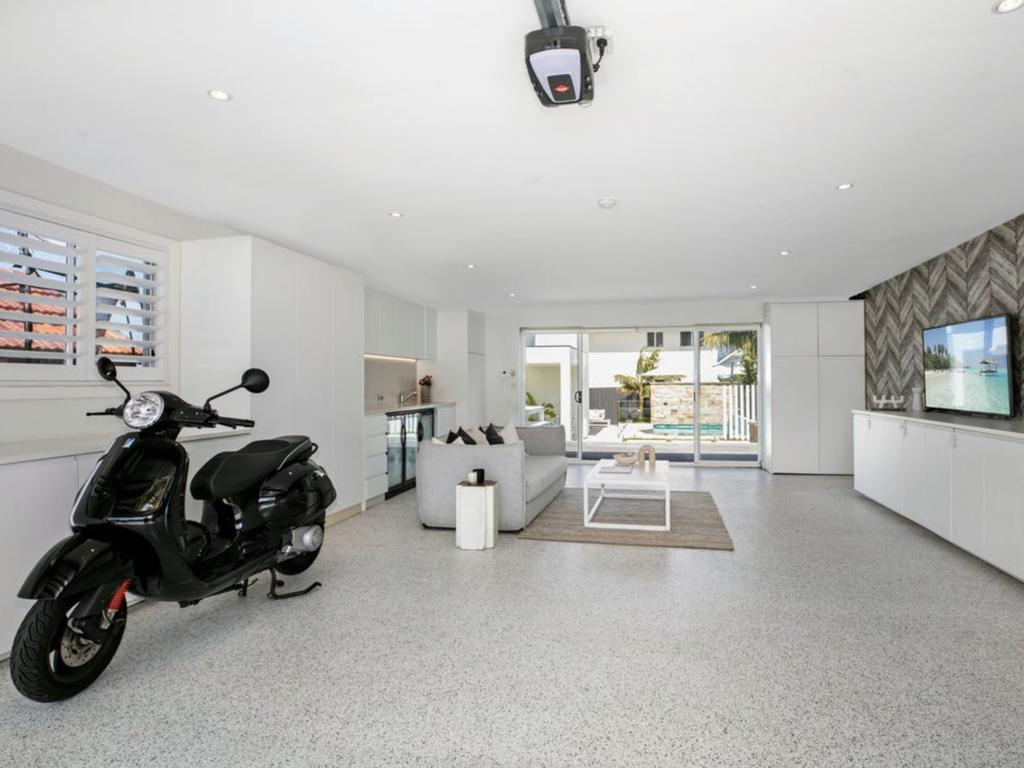 There is a four-car garage. Picture: realestate.com.au