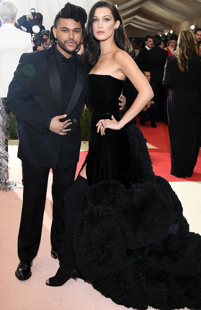The Weeknd and Bella Hadid split about two months ago. Picture: Larry Busacca/Getty Images