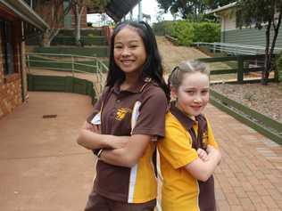 Year 7 student Charisse Dizon and Year 3 student Amelia Phillips were proud to have contributed to the NAPLAN results at their school.