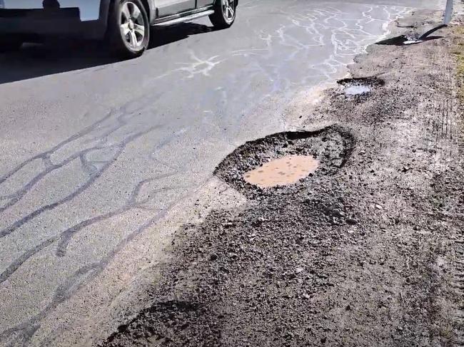 Mitchell Shire is riddled with potholes and unpaved surfaces. Picture: Imogen Bailey