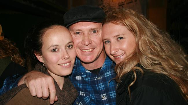 Aimee Williams, Jason Oxenbridge and Michelle Brooks at Elsewhere nightclub fifth birthday celebrations.
