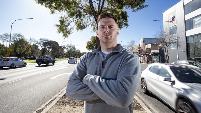 Former Army corporal Sean Davies was among the good Samaritans to rescue Ben. Picture: Brett Hartwig