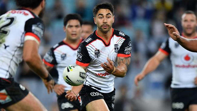 Shaun Johnson went missing when the Warriors needed him. Picture: AAP