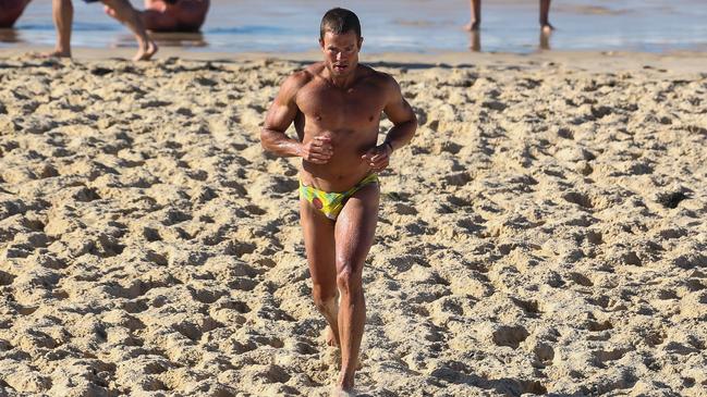 Ben Handsaker at Bondi Beach. Photo by: Newscorp Daily Telegraph /Gaye Gerard