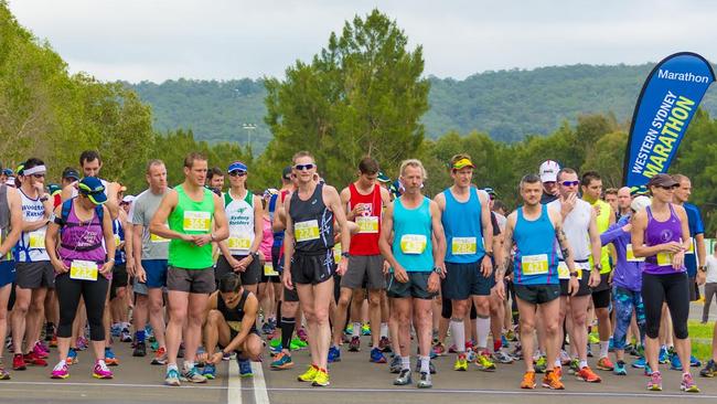 The start of the Western Sydney Half Marathon at the Regatta Centre. (Photo: JGRimages)