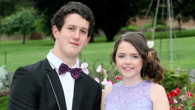 Ryan Walker and Hannah Stone at the Eastside Lutheran School formal held at the Botanical Gardens Restaurant on Friday 5 December. Pic: Carolyn Docking