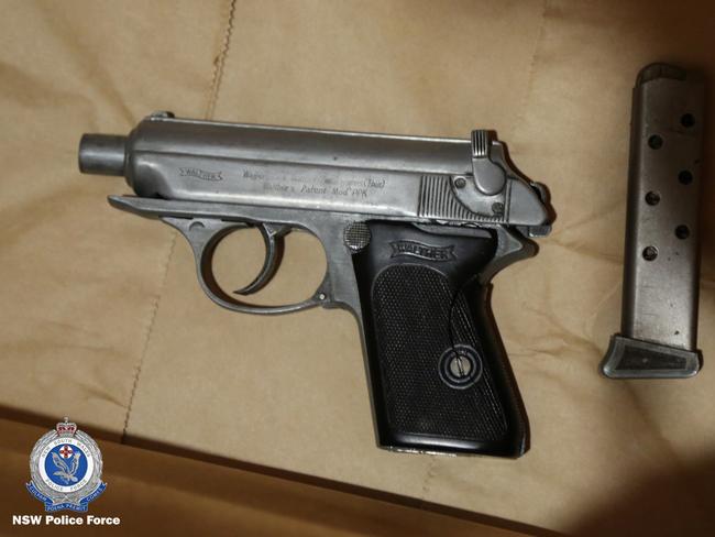 Police also allegedly uncovered three guns, including two semiautomatic pistols, during a raid on Vracar’s home.