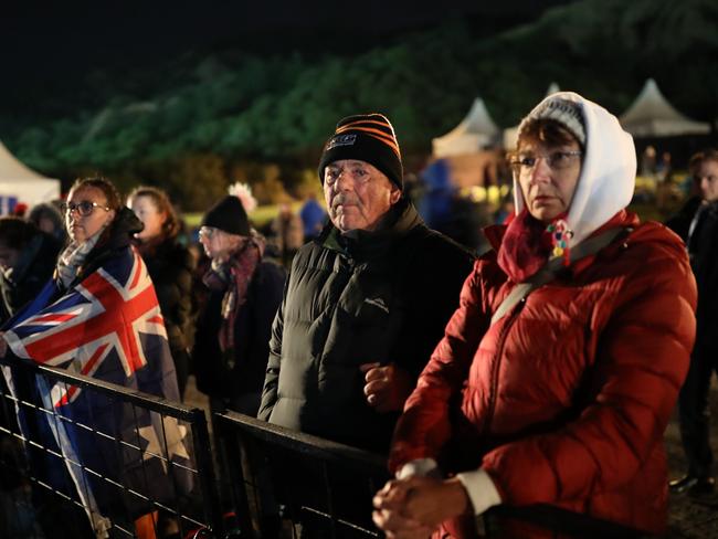 The Anzac Day service in Gallipoli has gone ahead despite the arrest of an alleged terrorist Picture: AP