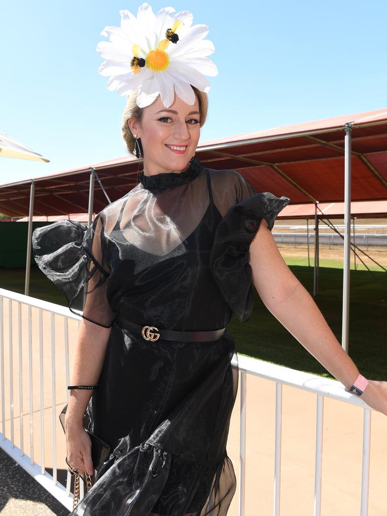 Belinda Osborne at the Darwin Turf Club Bridge Toyota Ladies' Day / Derby Day. Picture: KATRINA BRIDGEFORD