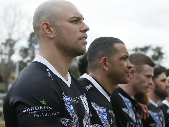 Captain Alec Susino fronts Picton before kick off. Picture Warren Gannon Photography