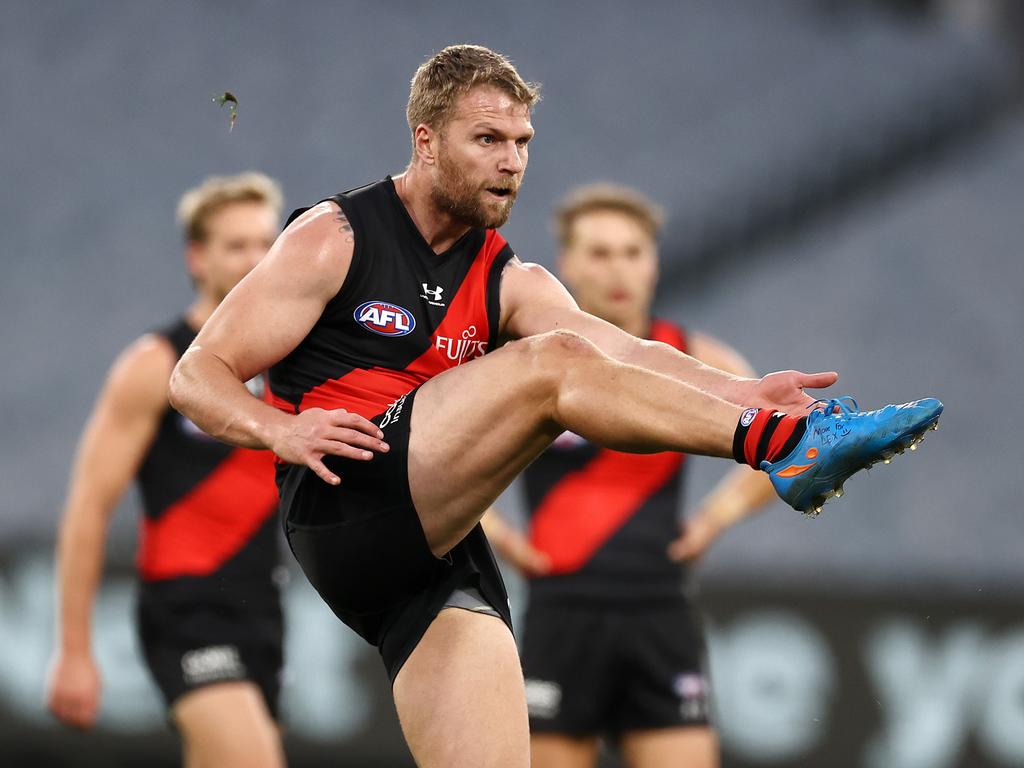 Essendon forward Jake Stringer is primed for a big performance against his former club. Picture: Michael Klein