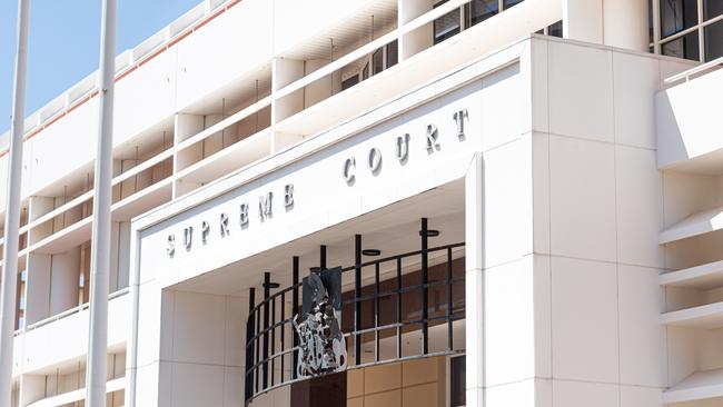 Lucas Westra van Holthe, 32, appeared in the NT Supreme Court on Thursday to be sentenced for aggravated assault and recklessly endangering life in aggravating circumstances. Picture: Che Chorley