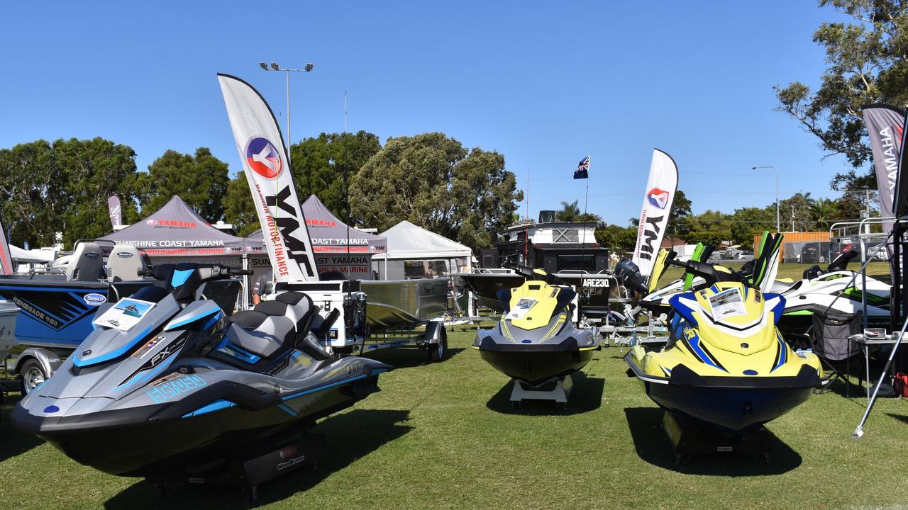 Jetskis were available to buy at the expo.