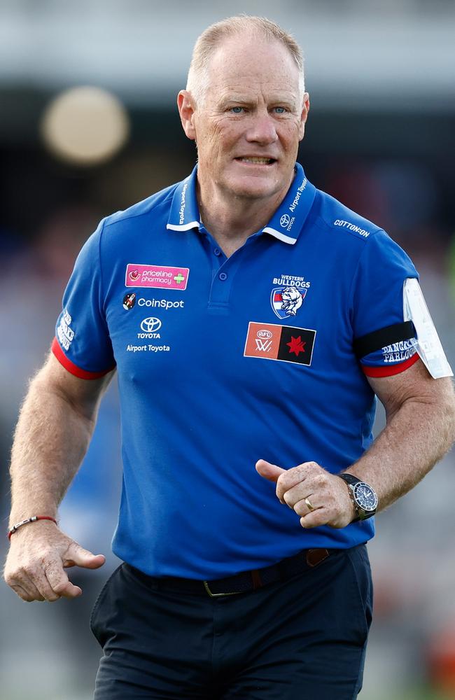 Burke lost his job as coach of the Bulldogs AFLW team. Picture: Getty Images