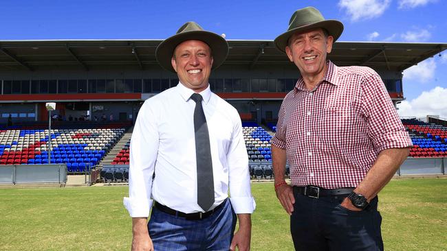 The Labor leadership pair of Steven Miles and Cameron Dick is likely to stay on despite the ALP’s defeat at Saturday’s election. Picture: Adam Head