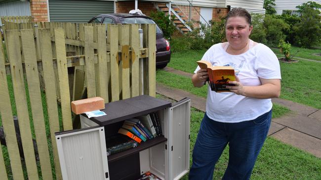 Jodie Van De Wetering hopes to build some community spirit with Wandal St Library.