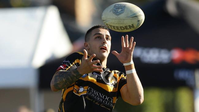 Seaton Reid in action for the Cessnock Goannas. Picture: Jonathan Carroll