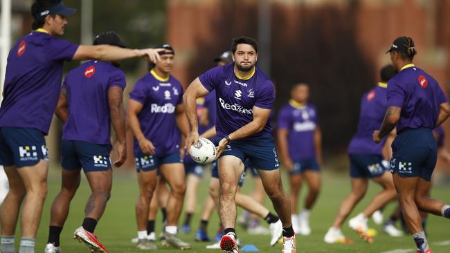 The Melbourne Storm may be be asked to move to NSW. Picture: Getty Images