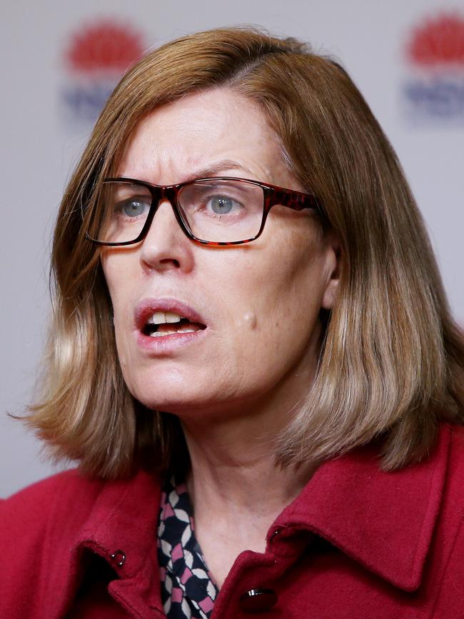 NSW Chief Health Officer Dr Kerry Chant. Picture: Lisa Maree Williams