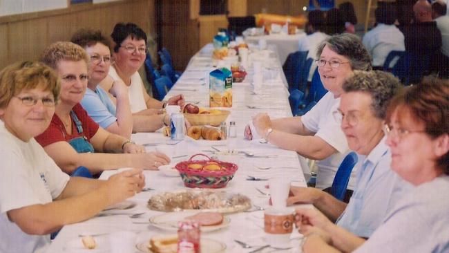 The local women of Gambo who fed stranded passengers including Iain and Julia Campbell in the real life events which inspired hit musical Come From Away.