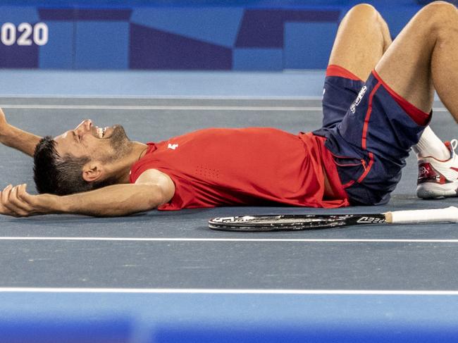 Novak Djokovic in Tokyo.