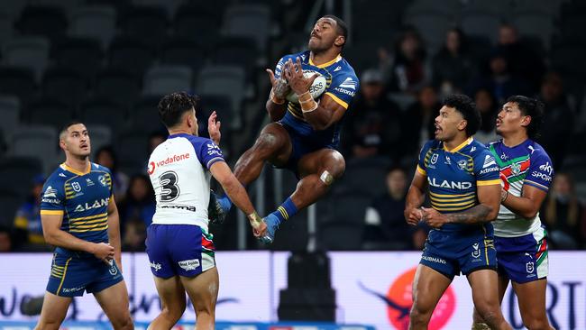 Maika Sivo was strong for the Eels. Picture: Jason McCawley/Getty Images